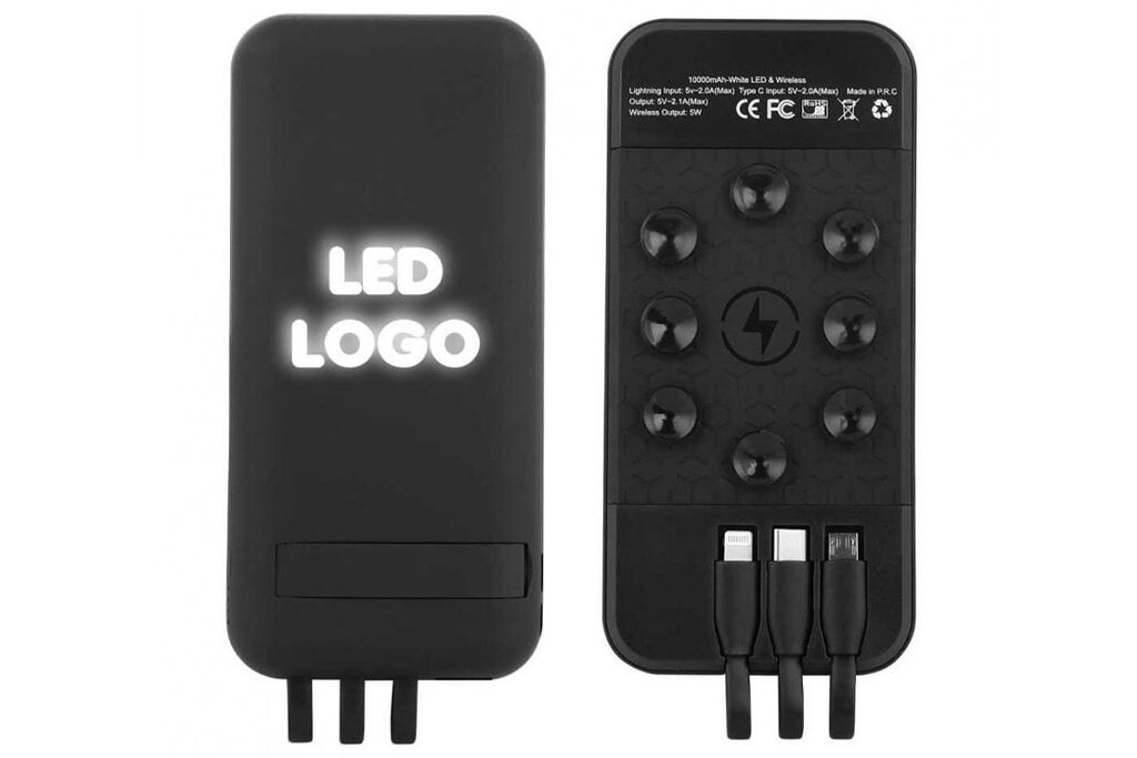 10.000 mAh Vantuzlu Kablosuz Powerbank