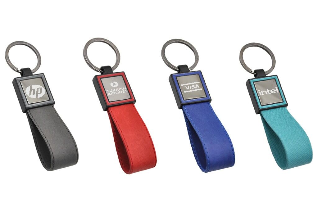 Deri Metal Anahtarlık